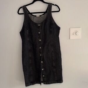 Levi's Charcoal Denim Mini Dress